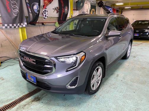 Satin Steel Metallic 2018 GMC Terrain SLE