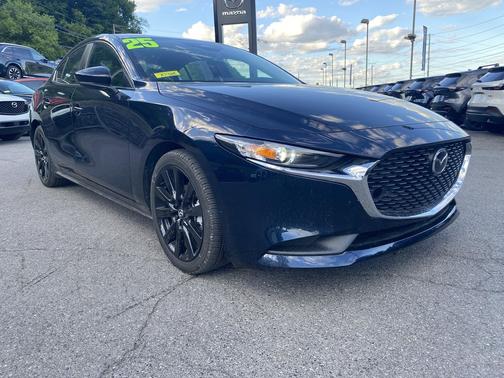 Deep Crystal Blue Mica 2025 Mazda Mazda3 2.5 S Select Sport