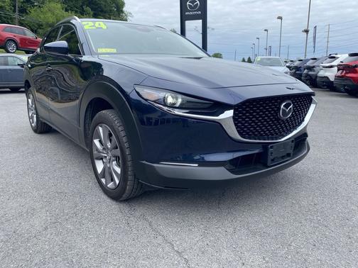 Deep Crystal Blue Mica 2024 Mazda CX-30 2.5 S Premium Package