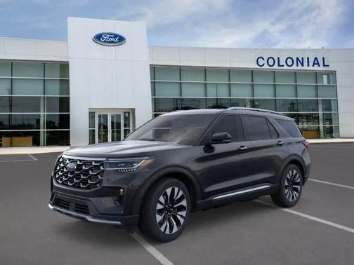 Agate Black Metallic 2026 Ford Explorer Platinum