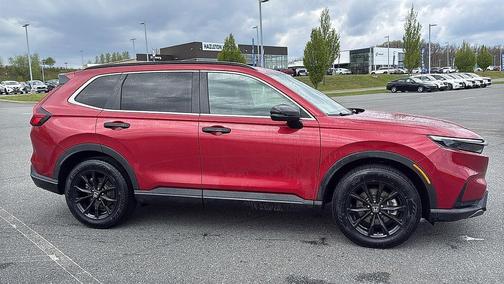 Radiant Red Metallic 2025 Honda CR-V Hybrid Sport AWD