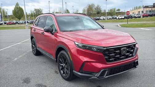 Radiant Red Metallic 2025 Honda CR-V Hybrid Sport AWD