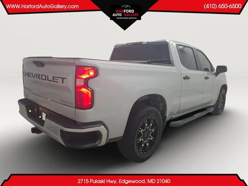 Silver Ice Metallic 2021 Chevrolet Silverado 1500 Custom
