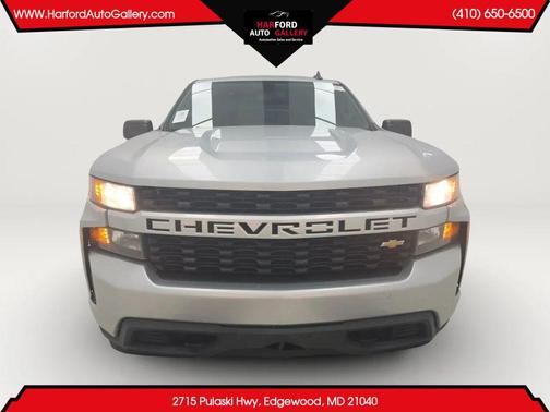 Silver Ice Metallic 2021 Chevrolet Silverado 1500 Custom