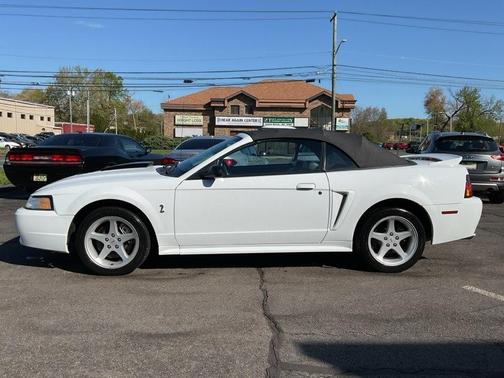 Crystal White 1999 Ford Mustang SVT Cobra