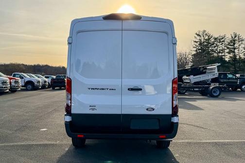White 2026 Ford Transit-250 148 WB Medium Roof Cargo