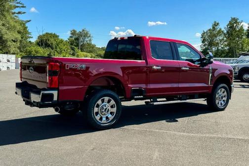 Red 2026 Ford F-350 Lariat Super Duty