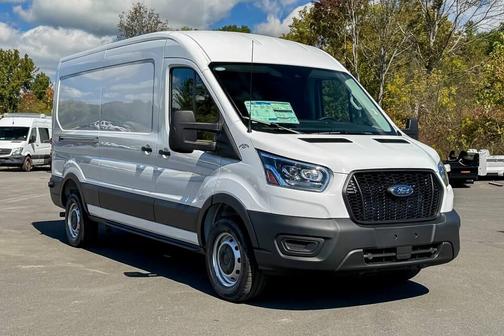 White 2025 Ford Transit-250 148 WB Medium Roof Cargo