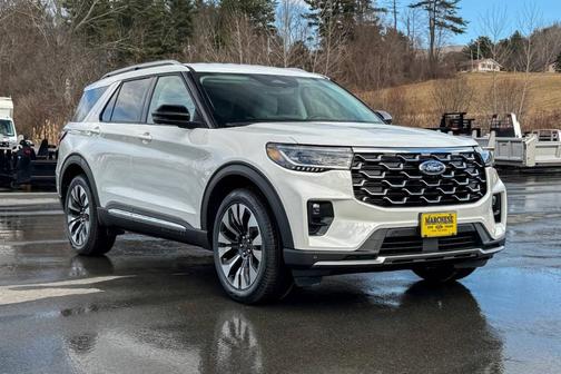 Star White 2026 Ford Explorer Platinum