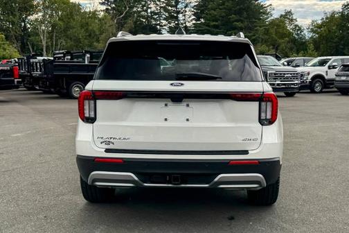White 2026 Ford Explorer Platinum