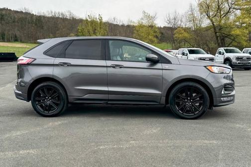 Gray 2022 Ford Edge ST Line