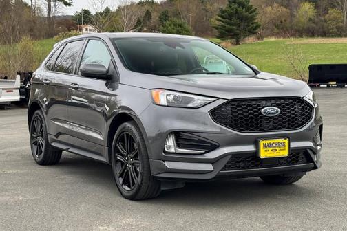 Gray 2022 Ford Edge ST Line