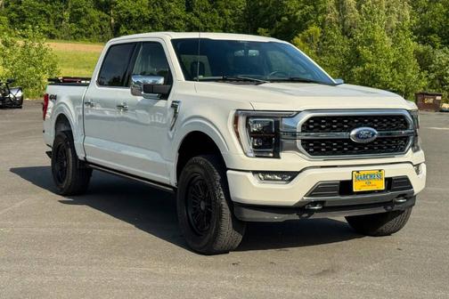 White 2021 Ford F-150 Platinum
