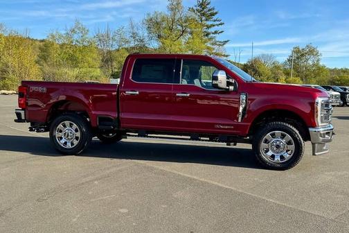 Red 2026 Ford F-350 Lariat Super Duty