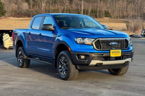Blue 2022 Ford Ranger XLT