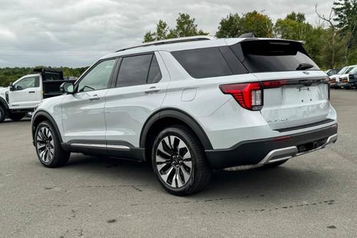 White 2026 Ford Explorer Platinum