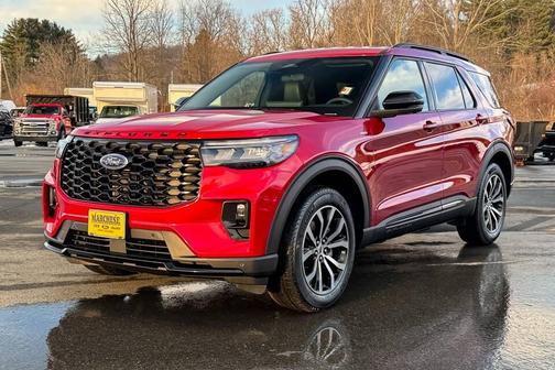 Red 2026 Ford Explorer ST-Line
