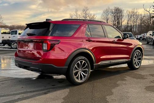 Red 2026 Ford Explorer ST-Line