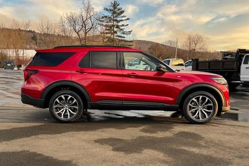 Red 2026 Ford Explorer ST-Line
