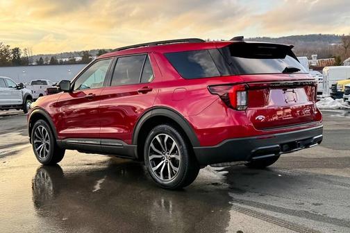 Red 2026 Ford Explorer ST-Line