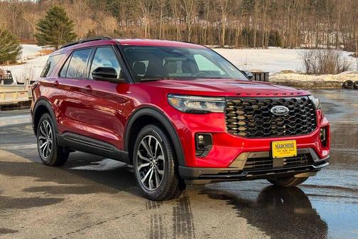 Red 2026 Ford Explorer ST-Line