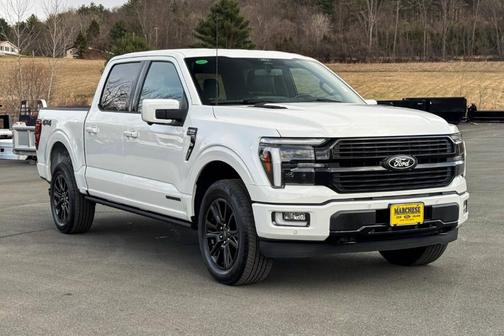 White 2025 Ford F-150 Platinum