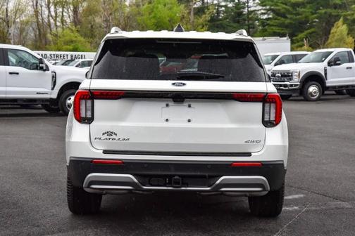 White 2026 Ford Explorer Platinum