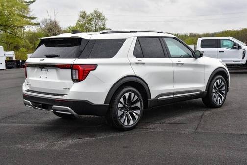 White 2026 Ford Explorer Platinum