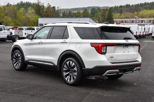 White 2026 Ford Explorer Platinum