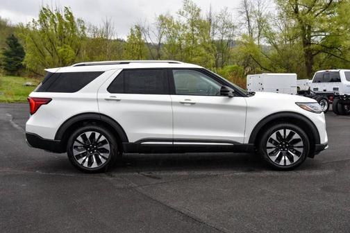 White 2026 Ford Explorer Platinum