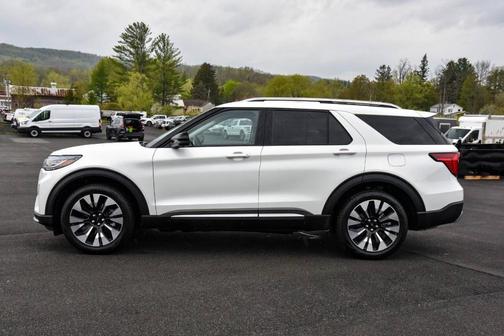 White 2026 Ford Explorer Platinum