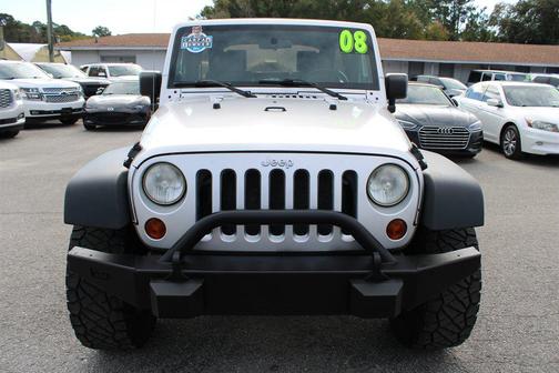 Silver 2008 Jeep Wrangler Unlimited X