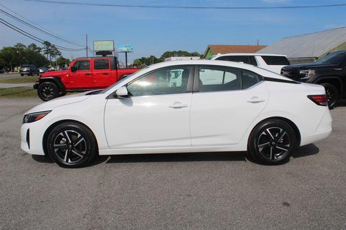 White 2024 Nissan Sentra SV