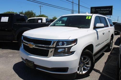 Summit White 2017 Chevrolet Suburban LS