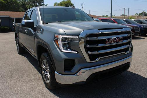Satin Steel Metallic 2021 GMC Sierra 1500 SLE