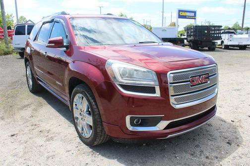 Burgundy 2015 GMC Acadia Denali