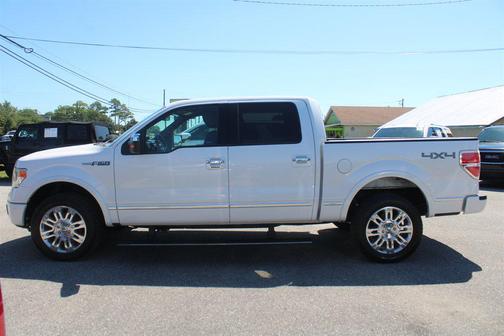 White Platinum Metallic Tri-Coat 2014 Ford F-150 Platinum