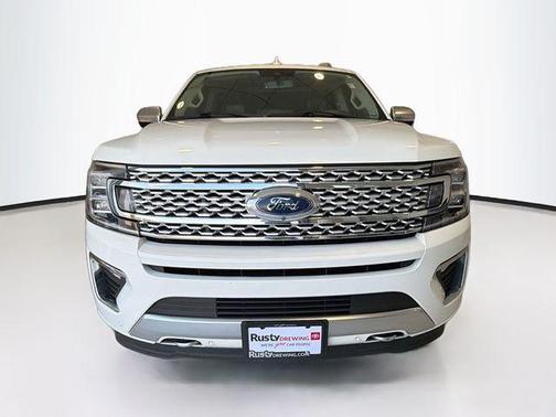 Star White Metallic Tri-Coat 2021 Ford Expedition Max Platinum