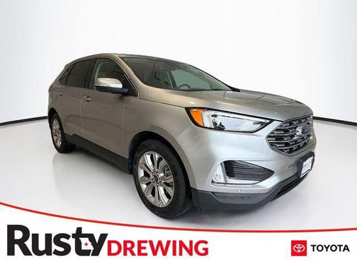 Silver Metallic 2024 Ford Edge Titanium