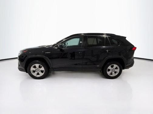 Midnight Black Metallic 2021 Toyota RAV4 Hybrid LE