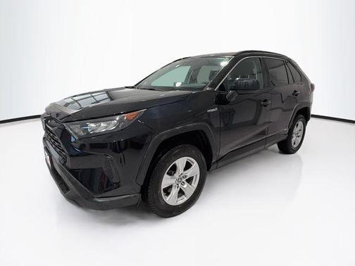 Midnight Black Metallic 2021 Toyota RAV4 Hybrid LE
