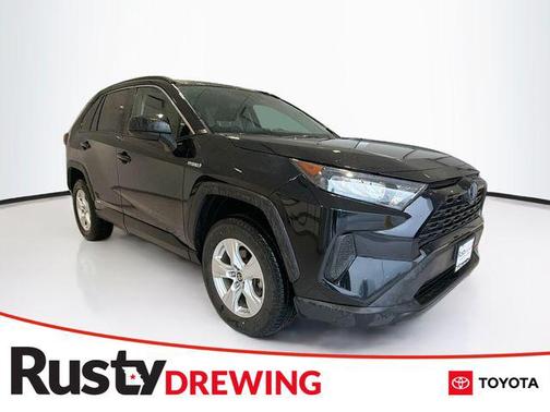 Midnight Black Metallic 2021 Toyota RAV4 Hybrid LE