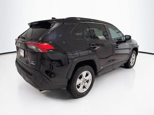 Midnight Black Metallic 2021 Toyota RAV4 Hybrid LE