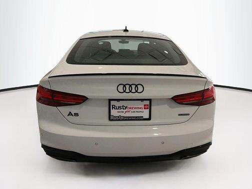 Glacier White Metallic 2023 Audi A5 Sportback 45 S Line Premium Plus