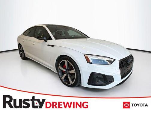 Glacier White Metallic 2023 Audi A5 Sportback 45 S Line Premium Plus