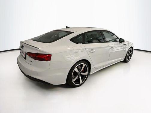 Glacier White Metallic 2023 Audi A5 Sportback 45 S Line Premium Plus