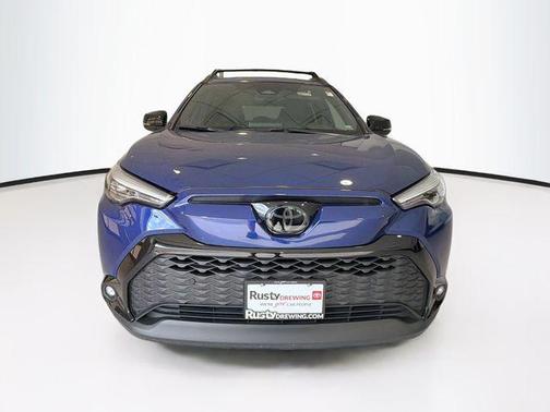 Blue Crush Metallic 2025 Toyota Corolla Hybrid SE