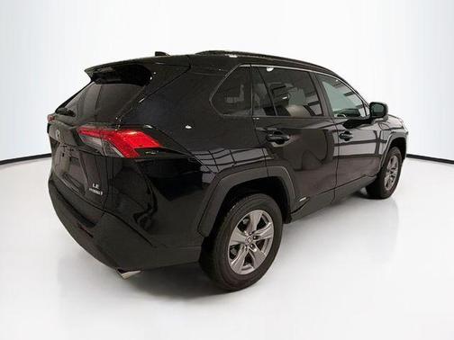 Midnight Black Metallic 2022 Toyota RAV4 Hybrid LE
