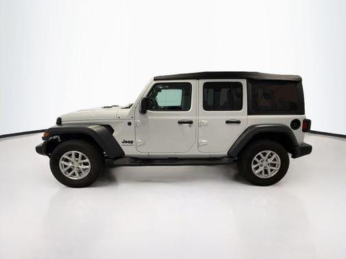 Bright White Clearcoat 2023 Jeep Wrangler Sport S