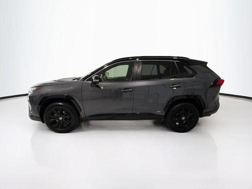 Magnetic Gray Metallic/Midnight Black Metallic 2024 Toyota RAV4 Hybrid SE